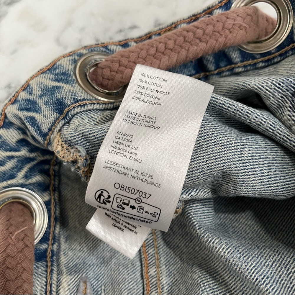 We The Free Blue Moxie Barrel Pull-On Jeans - Picture 13 of 13